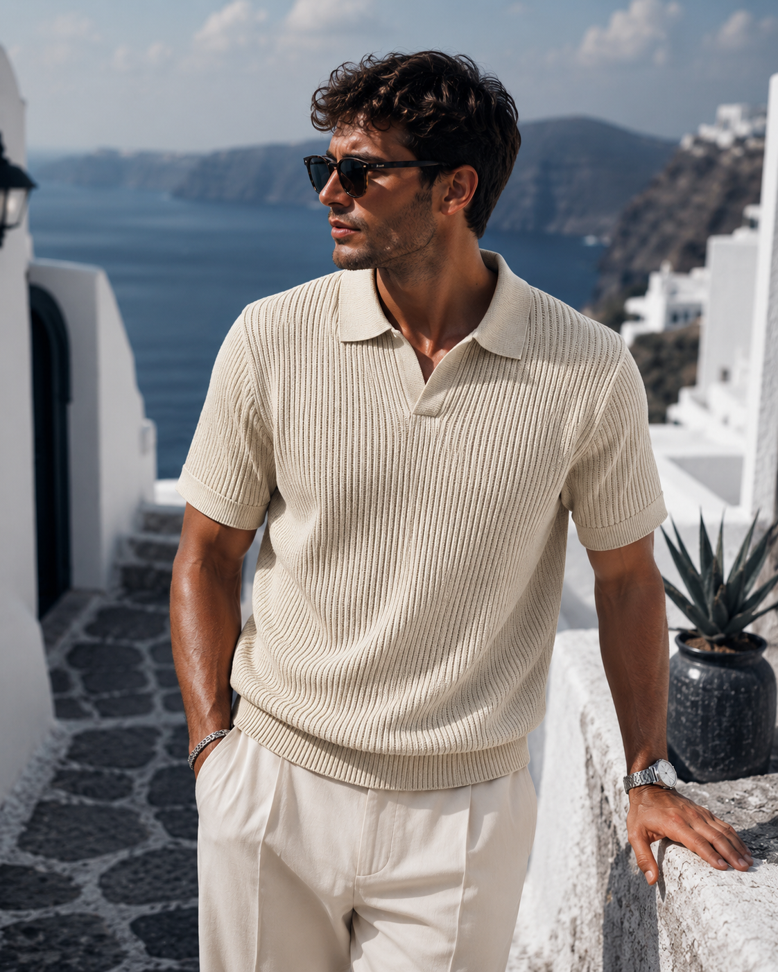 EWOOWE | Short-Sleeve T-Shirt Diamond Pattern